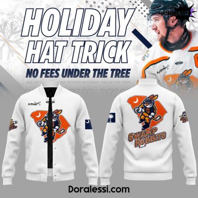 Greenville Swamp Rabbits Holiday Hat Tricks Baseball Jacket