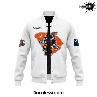 Greenville Swamp Rabbits Holiday Hat Tricks Baseball Jacket