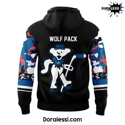 Hartford Wolf Pack Grateful Dead Night Black Hoodie