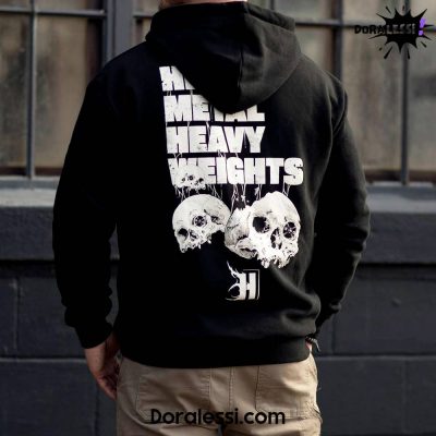 Heavy Metal Heavy Weights Black Hoodie