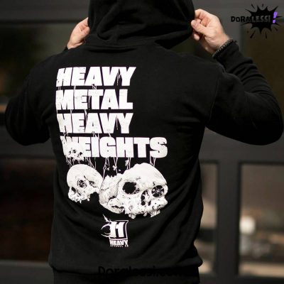 Heavy Metal Heavy Weights Black Hoodie