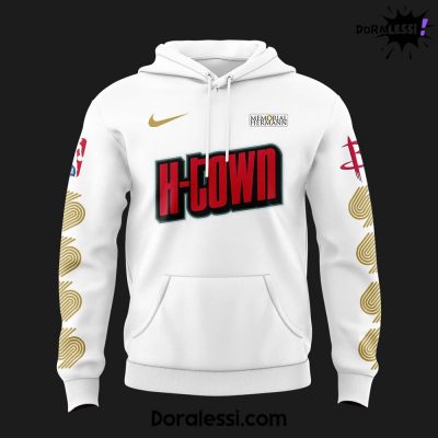 Houston Rockets H-Towm Believe It Again Edition White Hoodie