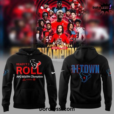 Houston Texans BACK-TO-BACK DIVISION CHAMPS Black Hoodie