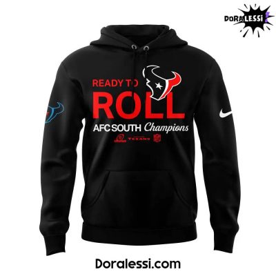 Houston Texans BACK-TO-BACK DIVISION CHAMPS Black Hoodie