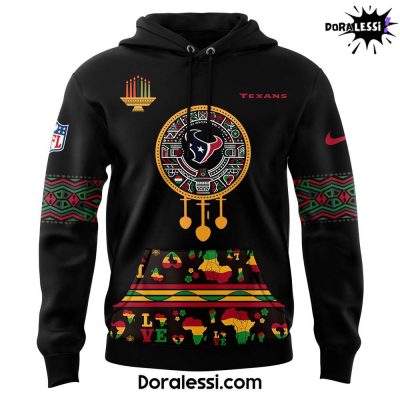 Houston Texans Happy Kwanzaa Premium Limited Black Hoodie