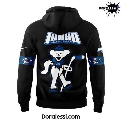 Idaho Steelheads Grateful Dead Night Black Hoodie