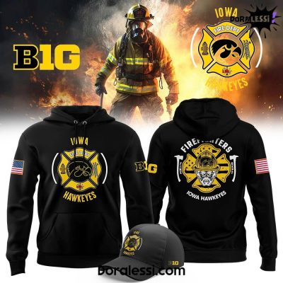 Iowa Hawkeye x Firefighter Appreciation Night Premium Limited Hoodie