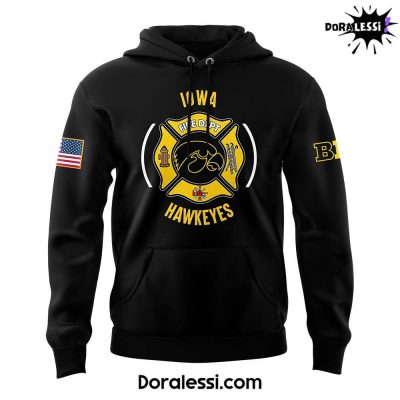 Iowa Hawkeye x Firefighter Appreciation Night Premium Limited Hoodie