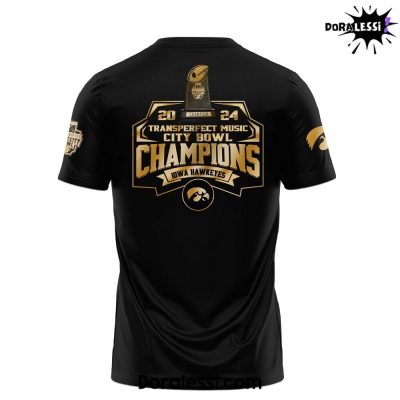 Iowa Hawkeyes NCAA Music City Bowl Champions Limited Edition Tee