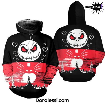 Jack Skellington Love in the Moonlight Hoodie