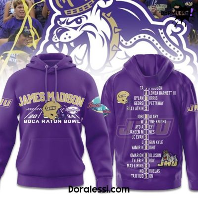 James Madison Boca Raton Bowl Purple Hoodie