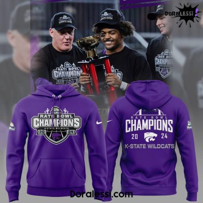 KState Wildcats 2024 Rate Bowl Champions Hoodie