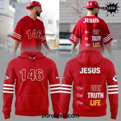 Kansas City Chiefs JESUS WON Red Hoodie