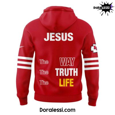 Kansas City Chiefs JESUS WON Red Hoodie