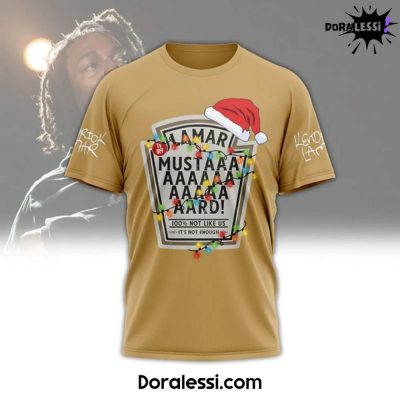 Kendrick Lamar All I Want For Christmas Is Lamar Mustaarrdd Shirt