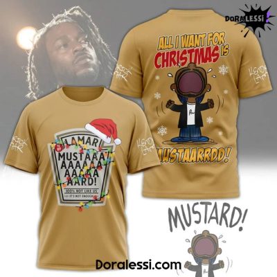 Kendrick Lamar All I Want For Christmas Is Lamar Mustaarrdd Shirt