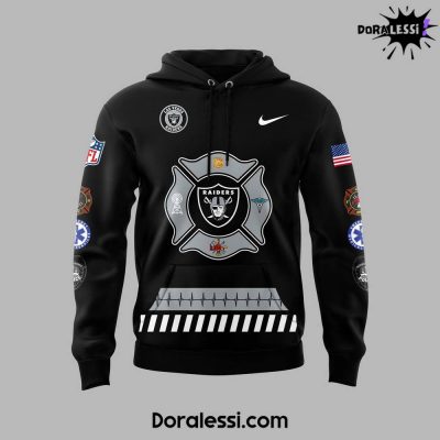 Las Vegas Raiders 2024 First Responders Day Premium Limited Hoodie