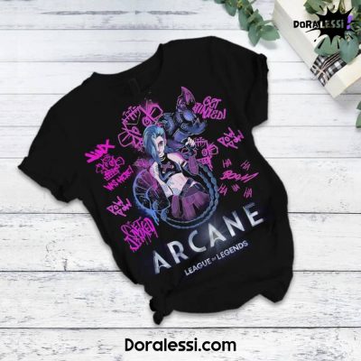 League of Legends X Arcane 2 Jinx Pyjama Set