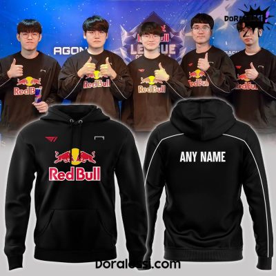 League of Legends X T1 Red Bull League of Its Own T1 Black Hoodie