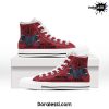 Anthrax Devil Horns Handsign Black High Top Canvas Shoes