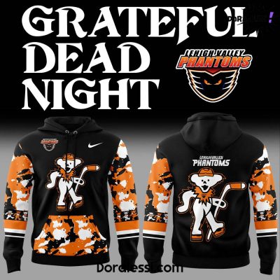 Lehigh Valley Phantoms Grateful Dead Night Black Hoodie