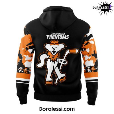 Lehigh Valley Phantoms Grateful Dead Night Black Hoodie