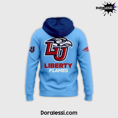 Liberty Flames Game 12 Premium Blue Hoodie