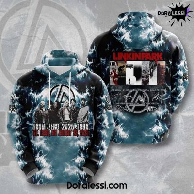 Linkin Park Form Zero 2025 Tour Signature Wave Hoodie