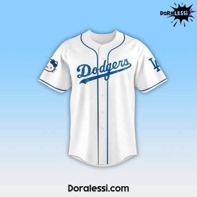 Los Angeles Dodgers 2024 MLB Bruno Mars And Hello Kitty Collab Baseball Jersey