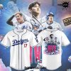 Los Angeles Dodgers 2024 MLB Bruno Mars And Hello Kitty Collab Baseball Jersey