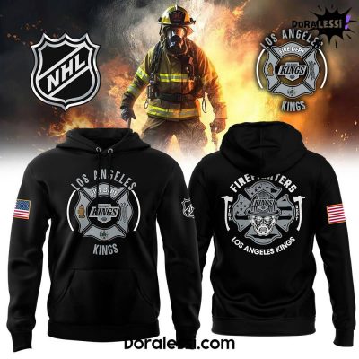 Los Angeles Kings x 2024 Firefighter Appreciation Night Premium Limited Hoodie