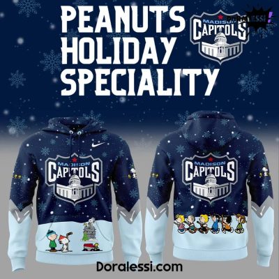 Madison Capitols Peanuts Holiday Speciality X Snoopy Hoodie