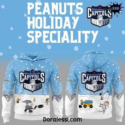 Madison Capitols Peanuts X Snoopy Blue Hoodie