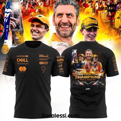 McLaren Formula 1 Constructor Champion Black Shirt