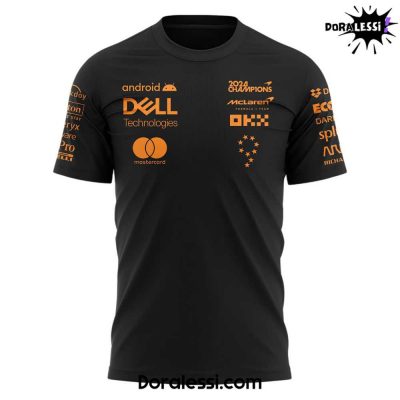 McLaren Formula 1 Constructor Champion Black Shirt