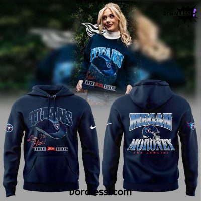 Megan Moroney x Tennessee Titans Emo Gowgirl Blue Hoodie