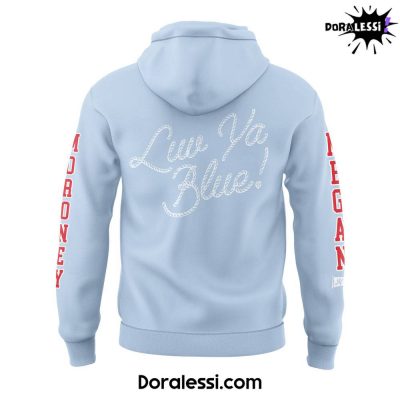 Megan Moroney x Tennessee Titans Luv Ya Blue Gray Hoodie