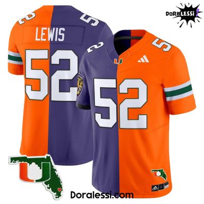 Miami Hurricanes Split Vapor Limited Football Jersey