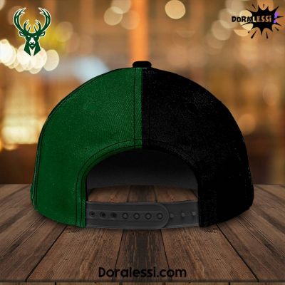 Milwaukee Bucks 2024 NBA Champions Cup Green Classic Cap