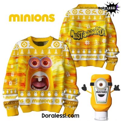 Minions X Mustaaaard Chrismast Sweater