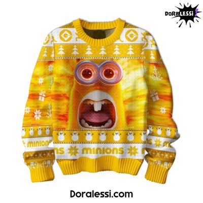 Minions X Mustaaaard Chrismast Sweater