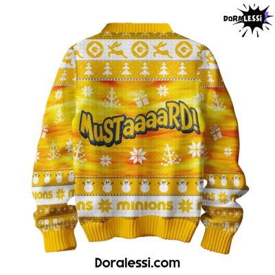 Minions X Mustaaaard Chrismast Sweater