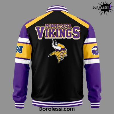 Minnesota Viking X Tiffany Stratton Limited Edition Zipper Baseball Jacket