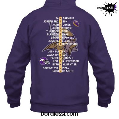 Minnesota Vikings 2024 Playoffs Clinched Skol Vikings Purple Hoodie