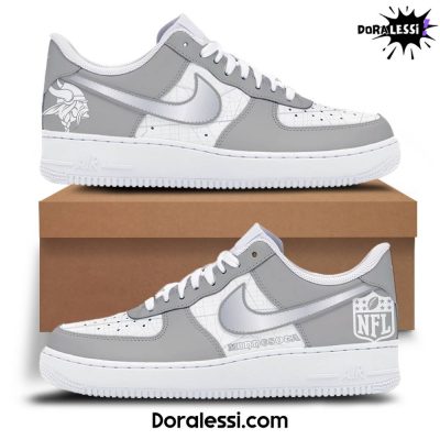 Minnesota Vikings Limited Edition All White Air Force 1 Sneaker