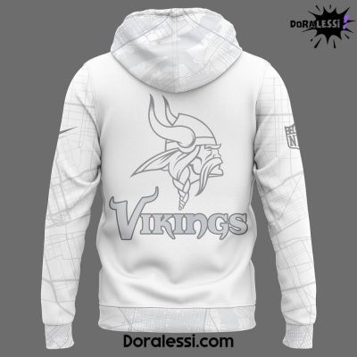 Minnesota Vikings Limited Edition All White Hoodie