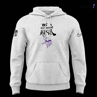 Minnesota Vikings NFL Be A Change Maker Player Gray Hoodie