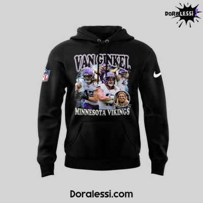 Minnesota Vikings X Andrew Van Ginkel Black Hoodie