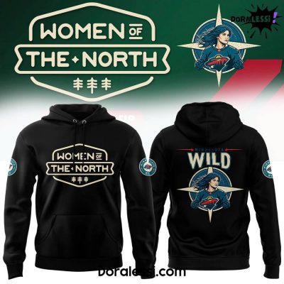 Minnesota Wild 2025 Women of the North Night Premium Black Hoodie