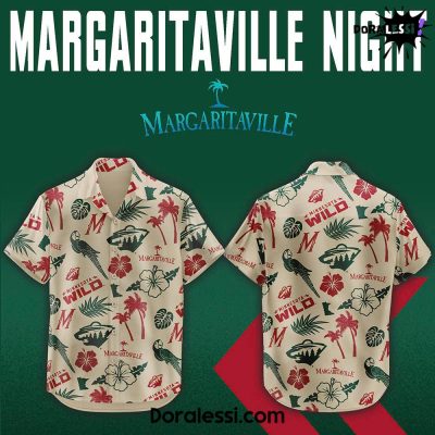 Minnesota Wild x Margaritaville Night Premium Limited Hawaiian Shirt